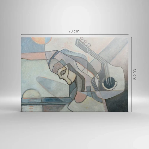 Quadro su tela - Stampe su Tela - Nel dominio della musica - 70x50 cm