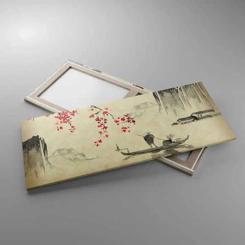 Quadro su tela - Stampe su Tela - Nel paese dei ciliegi in fiore - 120x50 cm
