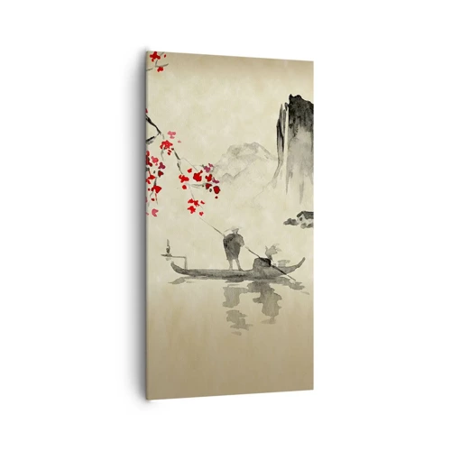 Quadro su tela - Stampe su Tela - Nel paese dei ciliegi in fiore - 65x120 cm