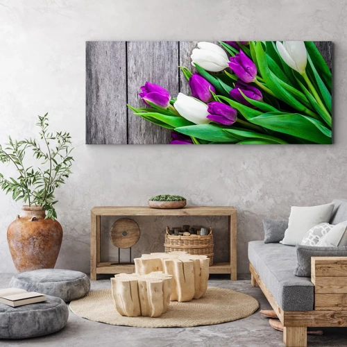 Quadro su tela - Stampe su Tela - Nella festa della primavera - 100x40 cm