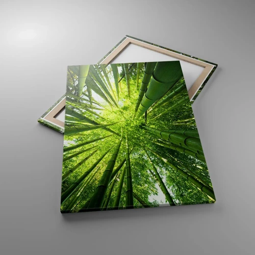 Quadro su tela - Stampe su Tela - Nella foresta di bambù - 70x100 cm