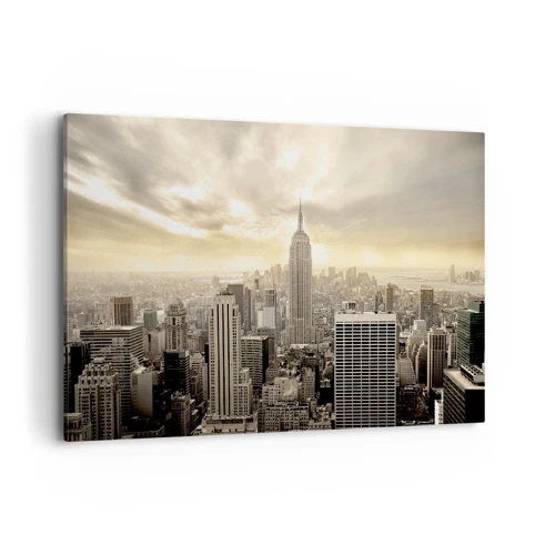 Quadro su tela - Stampe su Tela - New York in grigio - 120x80 cm