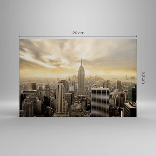 Quadro su tela - Stampe su Tela - New York in grigio - 120x80 cm