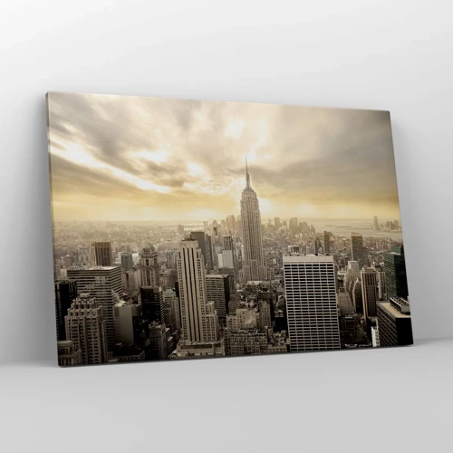 Quadro su tela - Stampe su Tela - New York in grigio - 120x80 cm