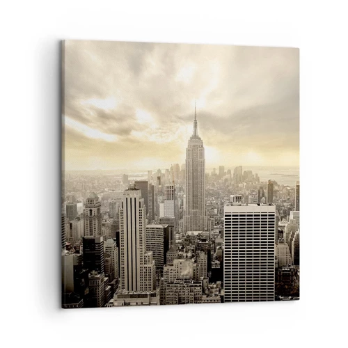 Quadro su tela - Stampe su Tela - New York in grigio - 50x50 cm