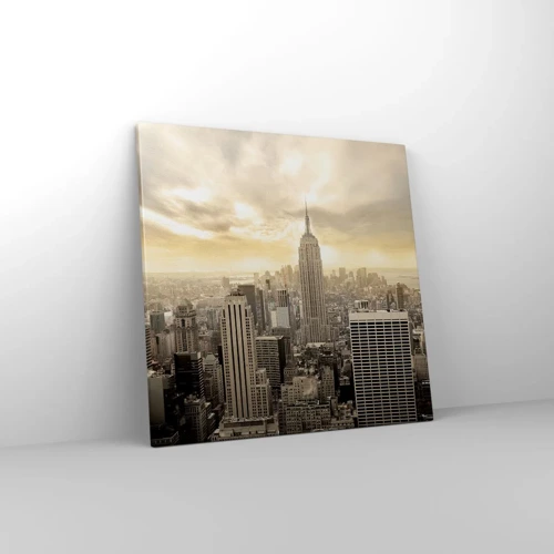 Quadro su tela - Stampe su Tela - New York in grigio - 50x50 cm