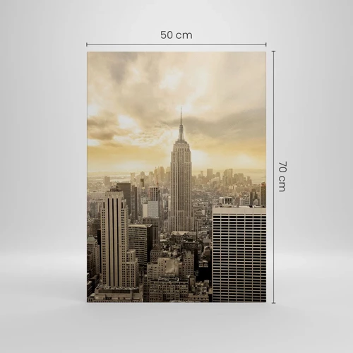 Quadro su tela - Stampe su Tela - New York in grigio - 50x70 cm