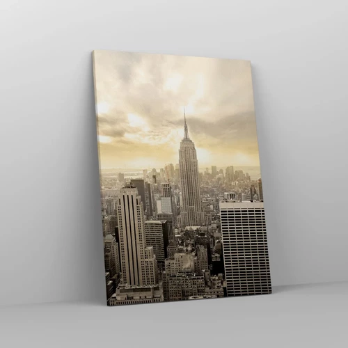 Quadro su tela - Stampe su Tela - New York in grigio - 50x70 cm