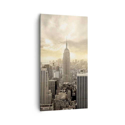 Quadro su tela - Stampe su Tela - New York in grigio - 55x100 cm