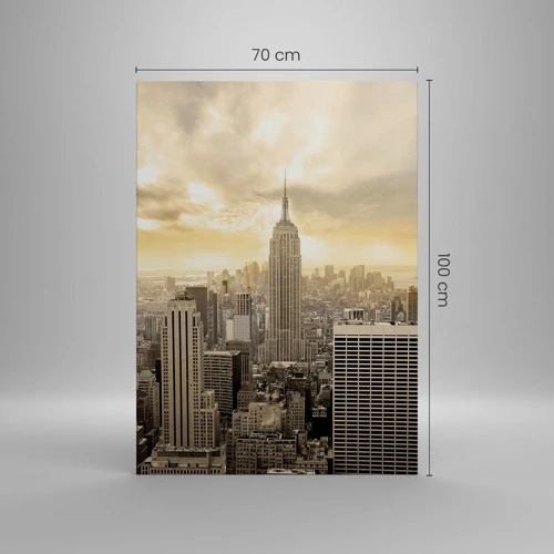 Quadro su tela - Stampe su Tela - New York in grigio - 70x100 cm