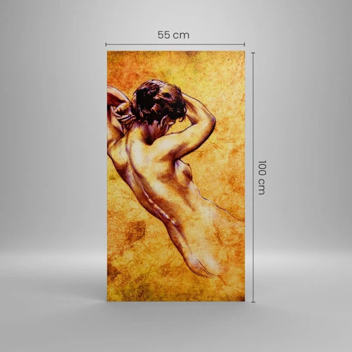 Quadro su tela - Stampe su Tela - Nuda, ma sempre misteriosa - 55x100 cm