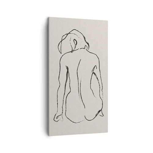 Quadro su tela - Stampe su Tela - Nudo di ragazza - 45x80 cm
