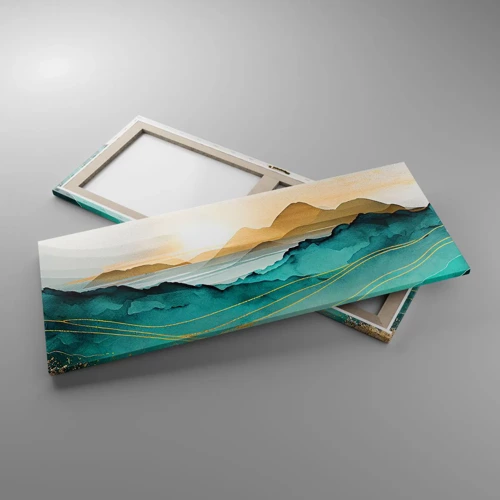 Quadro su tela - Stampe su Tela - Paesaggio ai confini dell'astrazione - 100x40 cm