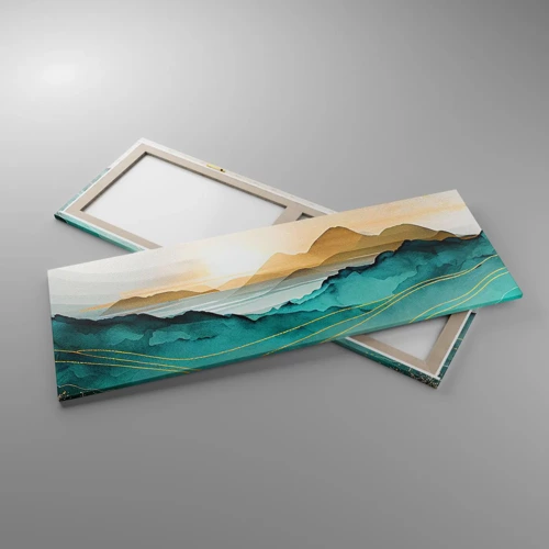 Quadro su tela - Stampe su Tela - Paesaggio ai confini dell'astrazione - 140x50 cm