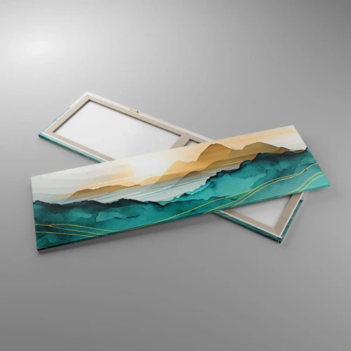 Quadro su tela - Stampe su Tela - Paesaggio ai confini dell'astrazione - 160x50 cm