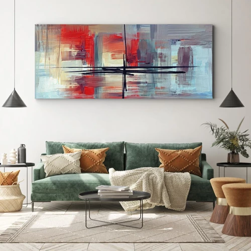 Quadro su tela - Stampe su Tela - Paesaggio in una dimensione sconosciuta - 100x40 cm