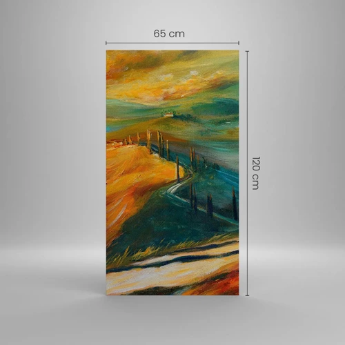 Quadro su tela - Stampe su Tela - Paesaggio toscano - 65x120 cm