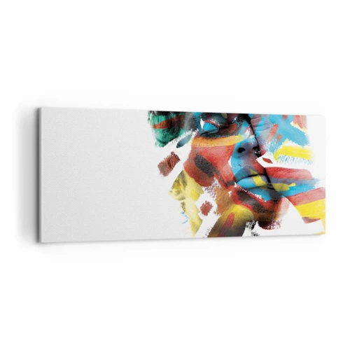 Quadro su tela - Stampe su Tela - Personalità colorata - 100x40 cm