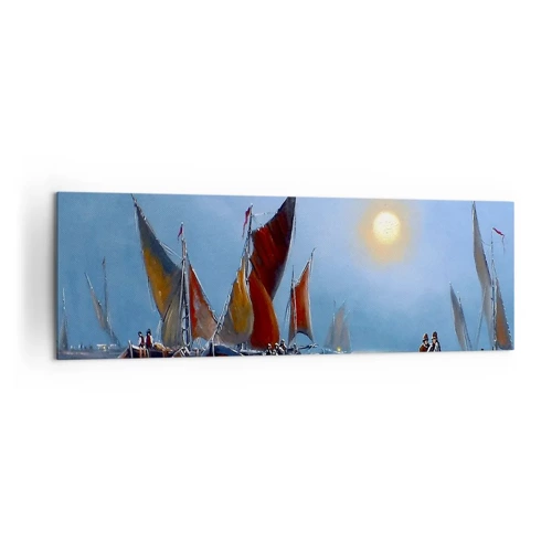 Quadro su tela - Stampe su Tela - Pesca notturna - 160x50 cm