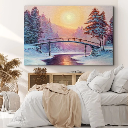 Quadro su tela - Stampe su Tela - Quattro stagioni: inverno - 100x70 cm