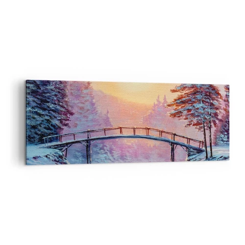 Quadro su tela - Stampe su Tela - Quattro stagioni: inverno - 140x50 cm