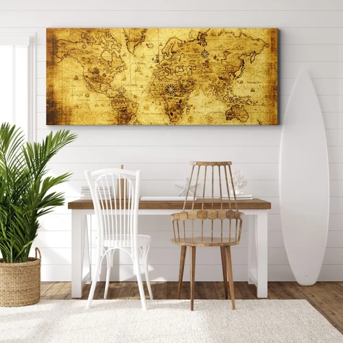 Quadro su tela - Stampe su Tela - Questo mondo è strano - 100x40 cm