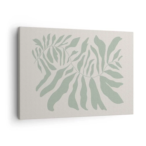 Quadro su tela - Stampe su Tela - Ramo smeraldo - 70x50 cm