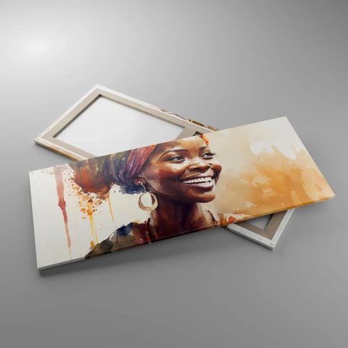 Quadro su tela - Stampe su Tela - Regina africana - 120x50 cm