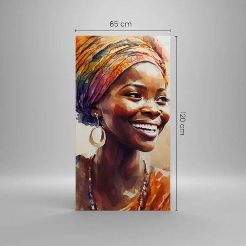 Quadro su tela - Stampe su Tela - Regina africana - 65x120 cm