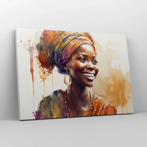 Quadro su tela - Stampe su Tela - Regina africana - 70x50 cm