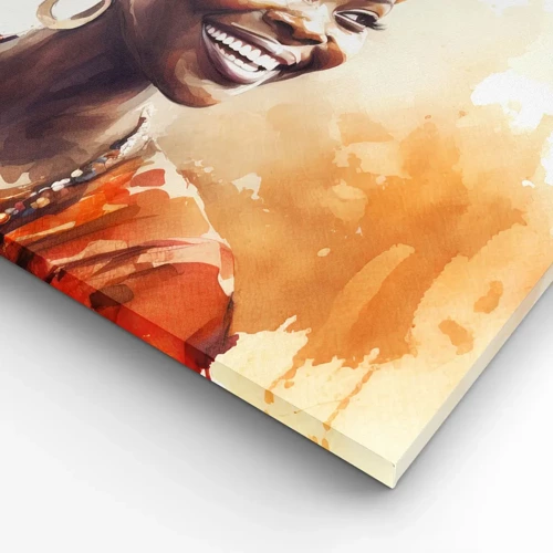 Quadro su tela - Stampe su Tela - Regina africana - 70x50 cm