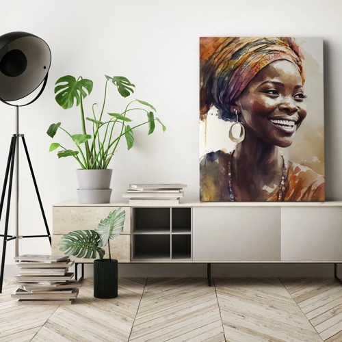 Quadro su tela - Stampe su Tela - Regina africana - 80x120 cm