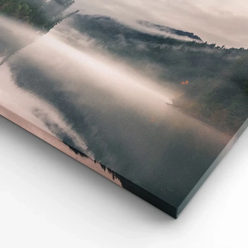Quadro su tela - Stampe su Tela - Riflettendo nella nebbia - 70x70 cm