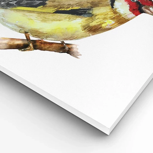 Quadro su tela - Stampe su Tela - Ritratto di uccello - 70x50 cm
