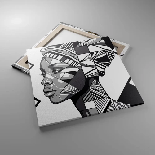 Quadro su tela - Stampe su Tela - Ritratto etnico - 60x60 cm