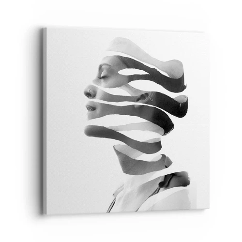 Quadro su tela - Stampe su Tela - Ritratto surrealista - 30x30 cm