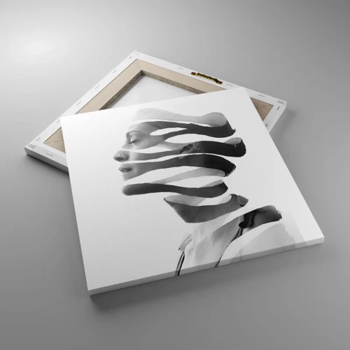 Quadro su tela - Stampe su Tela - Ritratto surrealista - 40x40 cm