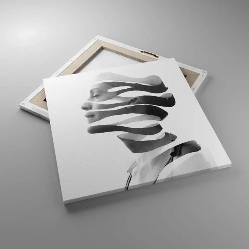 Quadro su tela - Stampe su Tela - Ritratto surrealista - 50x50 cm