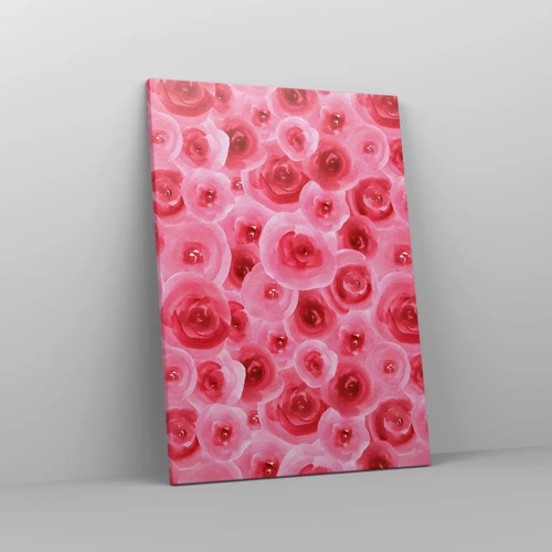 Quadro su tela - Stampe su Tela - Rose in alto e in basso - 50x70 cm