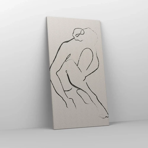 Quadro su tela - Stampe su Tela - Schizzo intimo - 65x120 cm