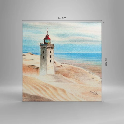 Quadro su tela - Stampe su Tela - Sempre guardando il mare - 50x50 cm