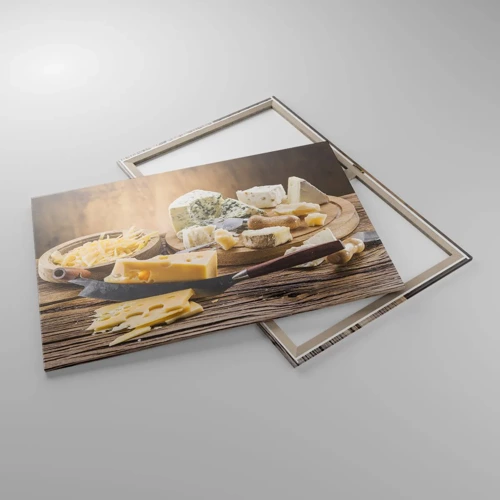 Quadro su tela - Stampe su Tela - Sorridi al formaggio - 100x70 cm