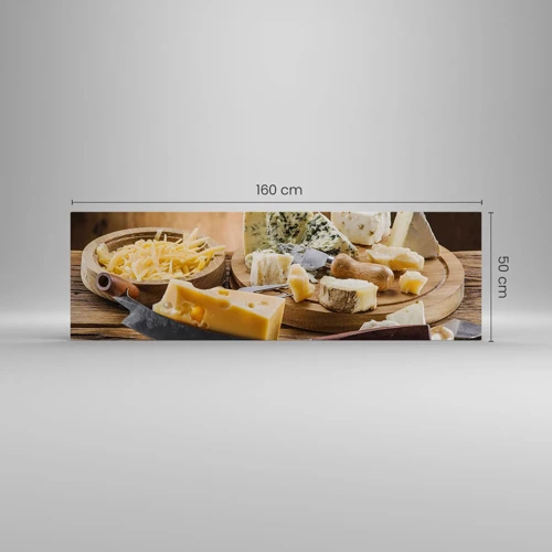 Quadro su tela - Stampe su Tela - Sorridi al formaggio - 160x50 cm