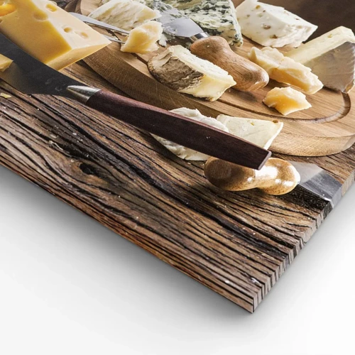 Quadro su tela - Stampe su Tela - Sorridi al formaggio - 40x40 cm