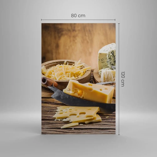 Quadro su tela - Stampe su Tela - Sorridi al formaggio - 80x120 cm