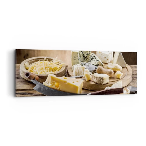 Quadro su tela - Stampe su Tela - Sorridi al formaggio - 90x30 cm