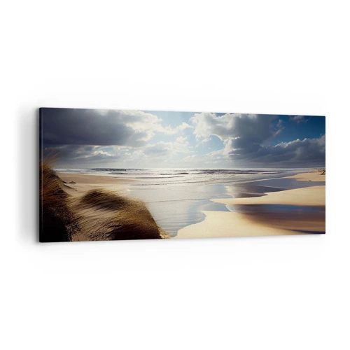 Quadro su tela - Stampe su Tela - Spiaggia incontaminata - 120x50 cm