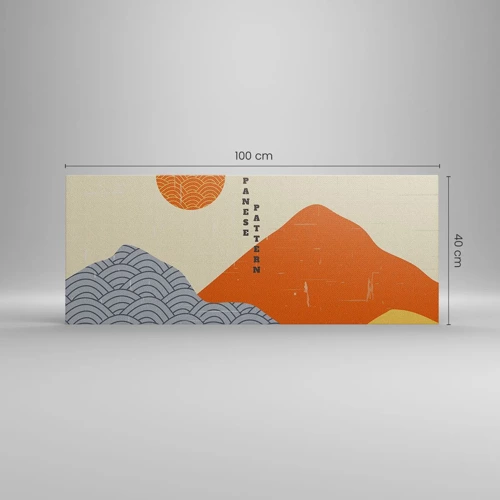 Quadro su tela - Stampe su Tela - Spirito giapponese - 100x40 cm