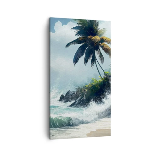 Quadro su tela - Stampe su Tela - Sulla riva tropicale - 45x80 cm