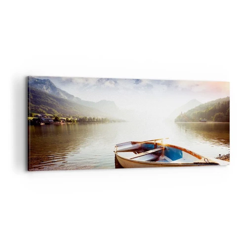 Quadro su tela - Stampe su Tela - Sull'acqua grande e pura - 100x40 cm